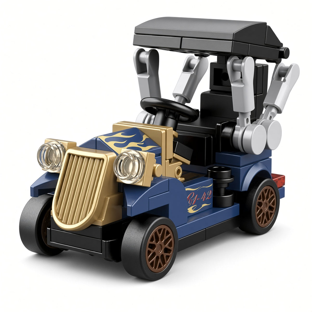 DECOOL Mini Racing Series Pull-Back Brick Car - Bus, Van & Train Models