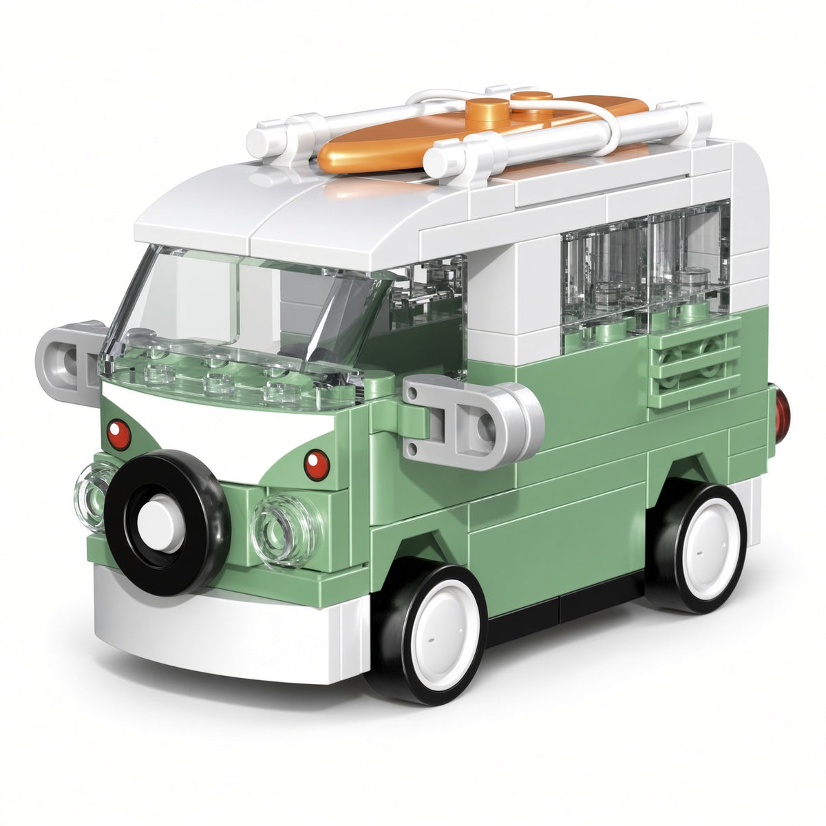 DECOOL Mini Racing Series Pull-Back Brick Car - Bus, Van & Train Models