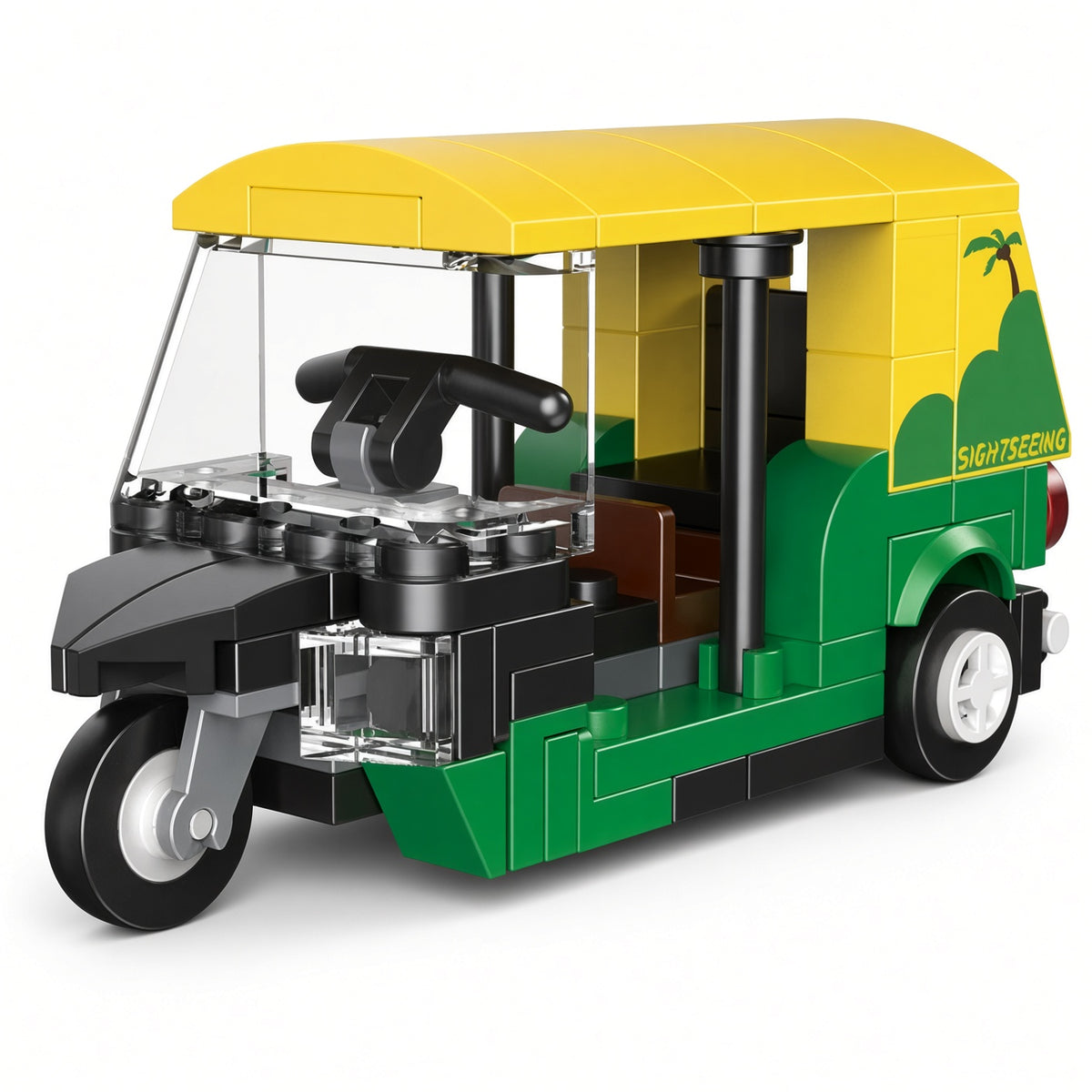 DECOOL Mini Racing Series Pull-Back Brick Car - Off-Road & Food Truck Models