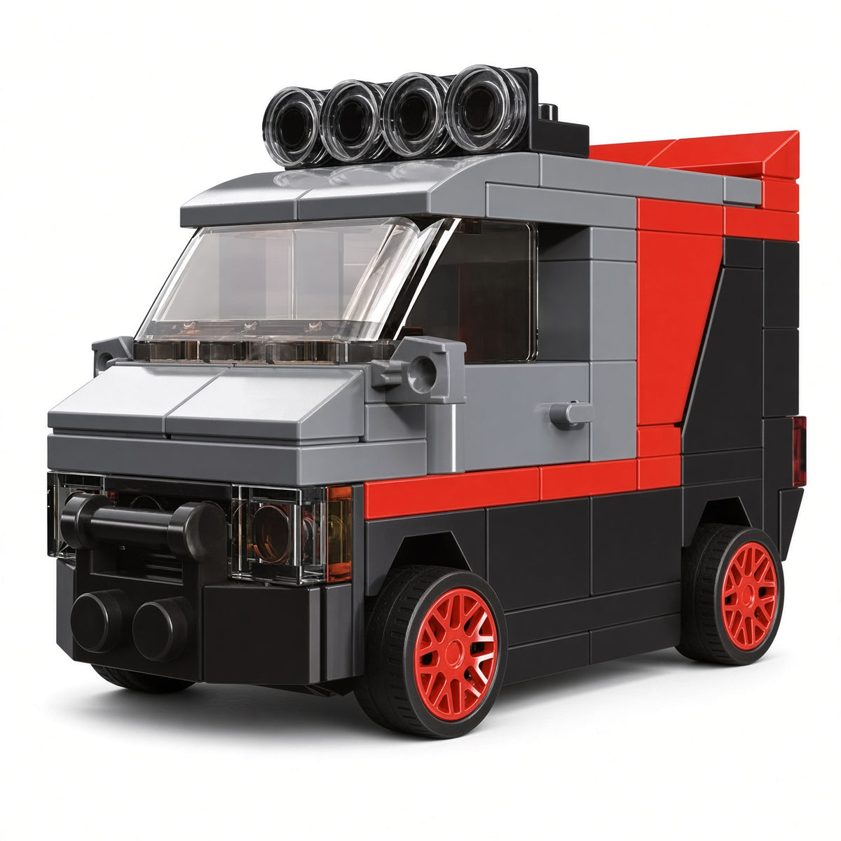 DECOOL Mini Racing Series Pull-Back Brick Car - Rescue & Emergency Vehicles