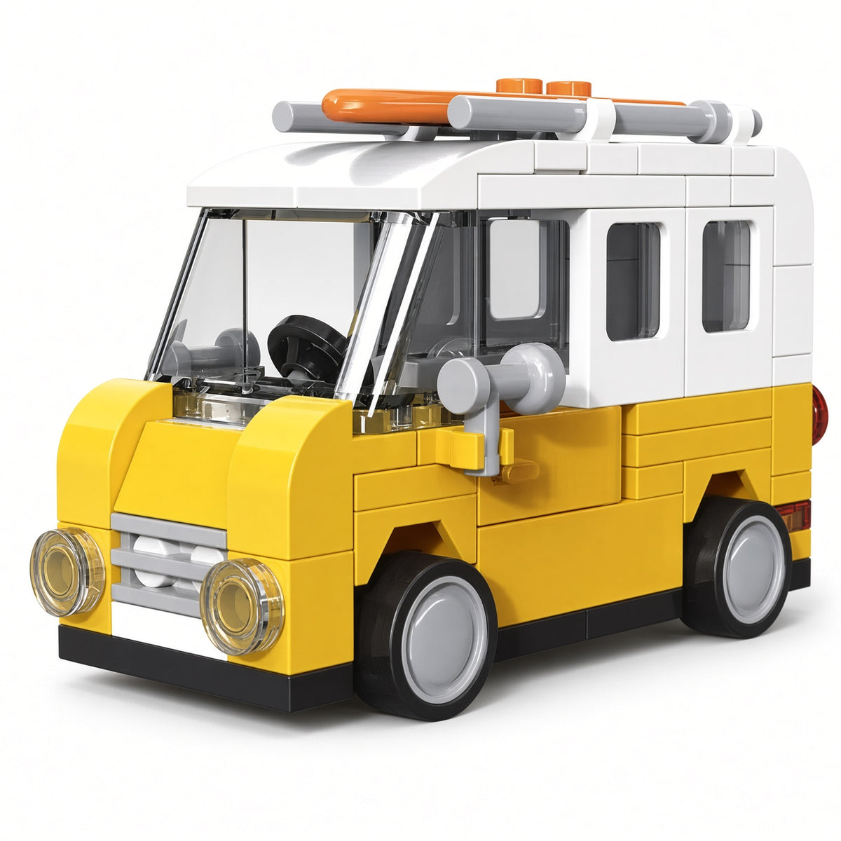 DECOOL Mini Racing Series Pull-Back Brick Car - Rescue & Emergency Vehicles