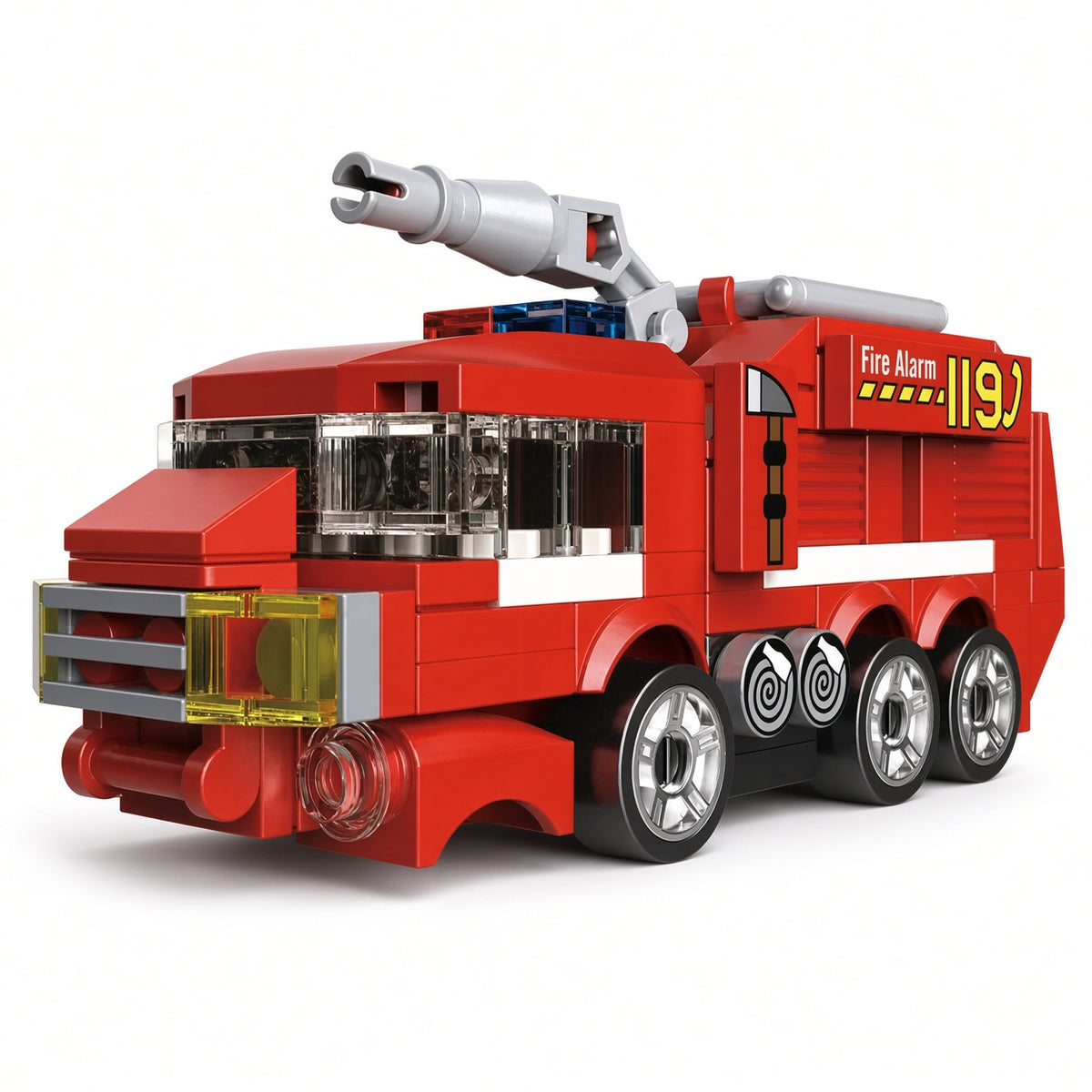 DECOOL Mini Racing Series Pull-Back Brick Car - Rescue & Emergency Vehicles