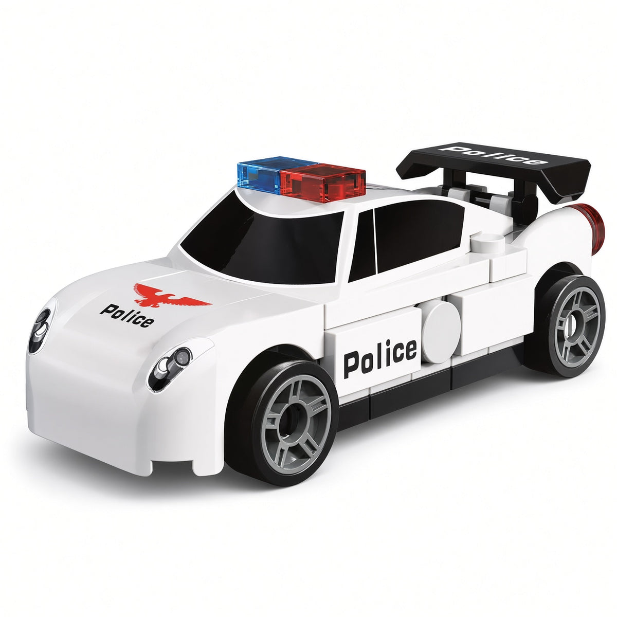 DECOOL Mini Racing Series Pull-Back Brick Car - Rescue & Emergency Vehicles