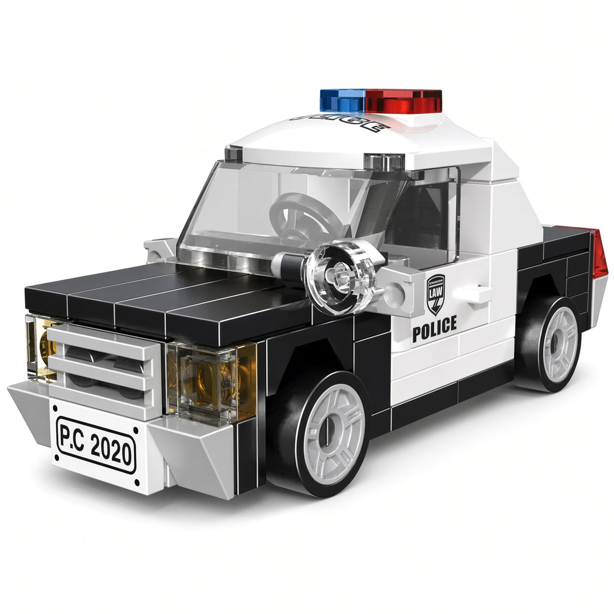DECOOL Mini Racing Series Pull-Back Brick Car - Rescue & Emergency Vehicles