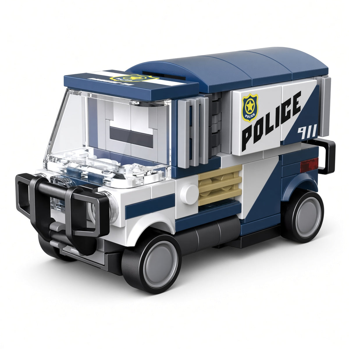 DECOOL Mini Racing Series Pull-Back Brick Car - Rescue & Emergency Vehicles