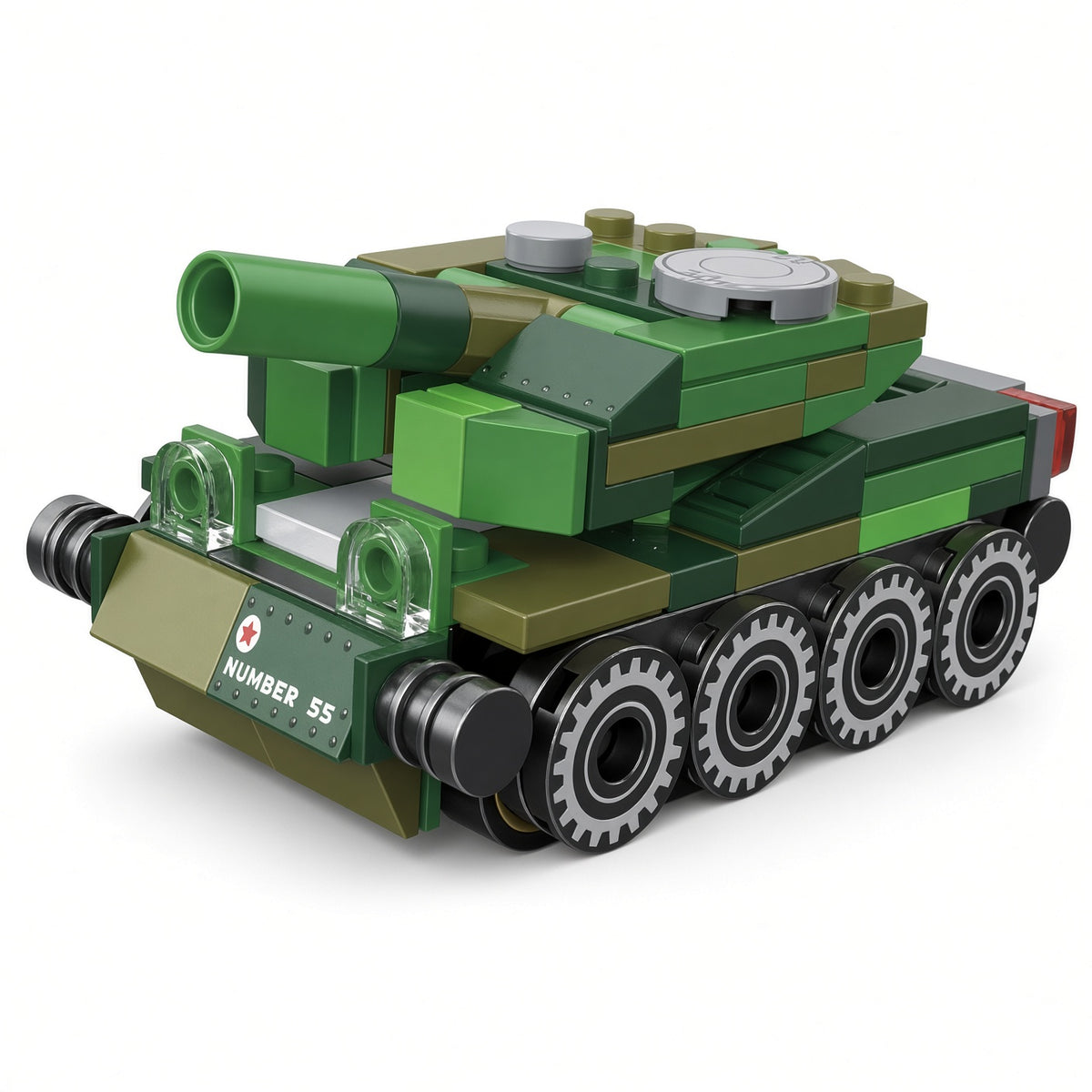 DECOOL Mini Racing Series Pull-Back Brick Car - Tank Models