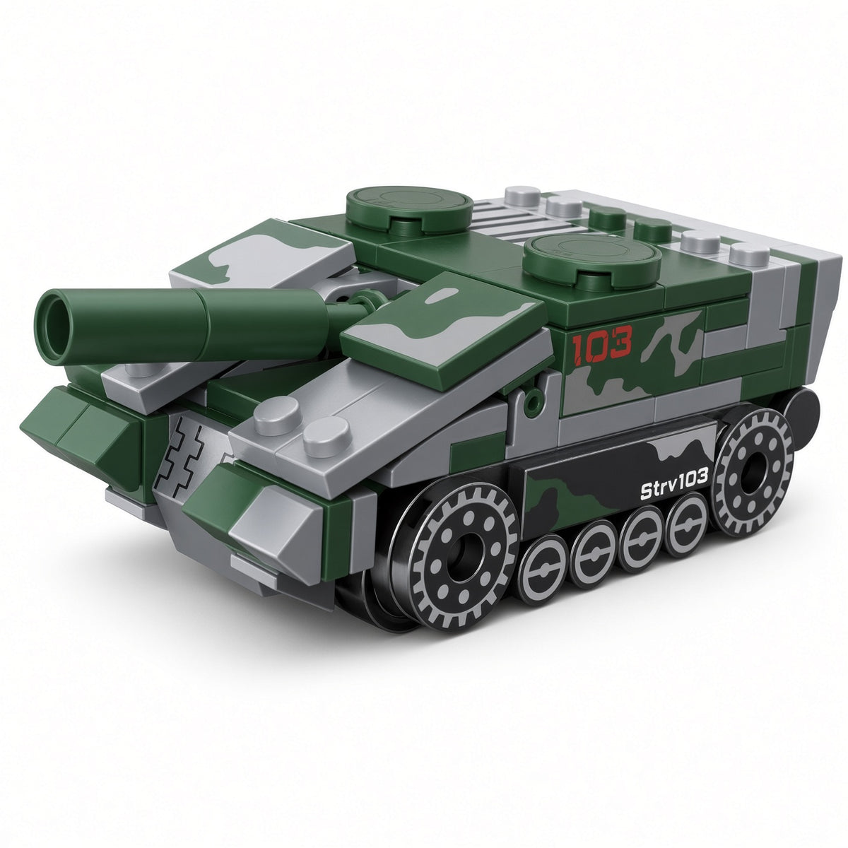 DECOOL Mini Racing Series Pull-Back Brick Car - Tank Models