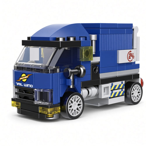 DECOOL Mini Racing Series Pull-Back Brick Car - Truck & Construction Vehicles