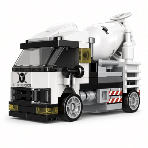 DECOOL Mini Racing Series Pull-Back Brick Car - Truck & Construction Vehicles