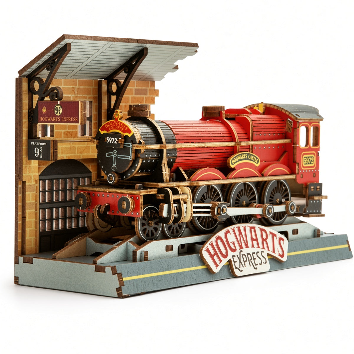 Puremind Harry Potter Platform 9¾ Hogwarts Express 3D Wooden Puzzle