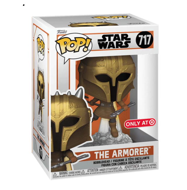 Funko POP! Star Wars The Mandalorian: The Armorer with Jetpack Vinyl Figure | CRAZXY