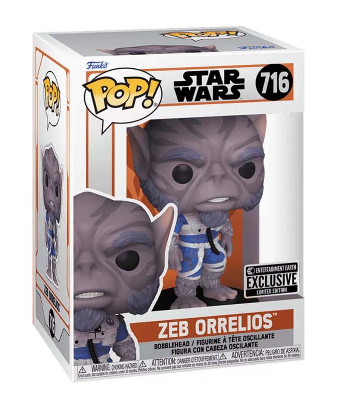 Funko POP! Star Wars The Mandalorian & Grogu Zeb Orrelios Vinyl Figure