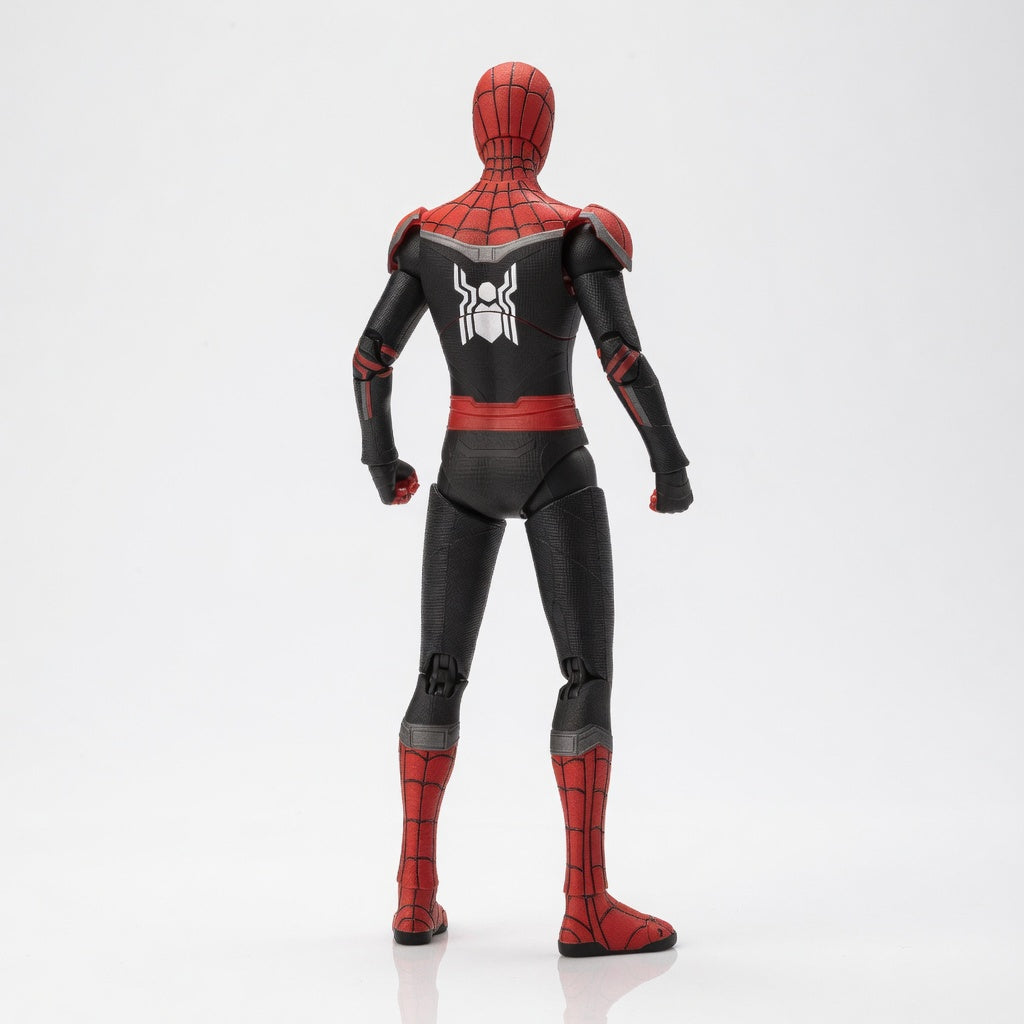 ZD Toys 7 Inch 1:10 Scale Red & Black Spider-Man Action Figure – Spider-Man: No Way Home (Marvel Licensed)