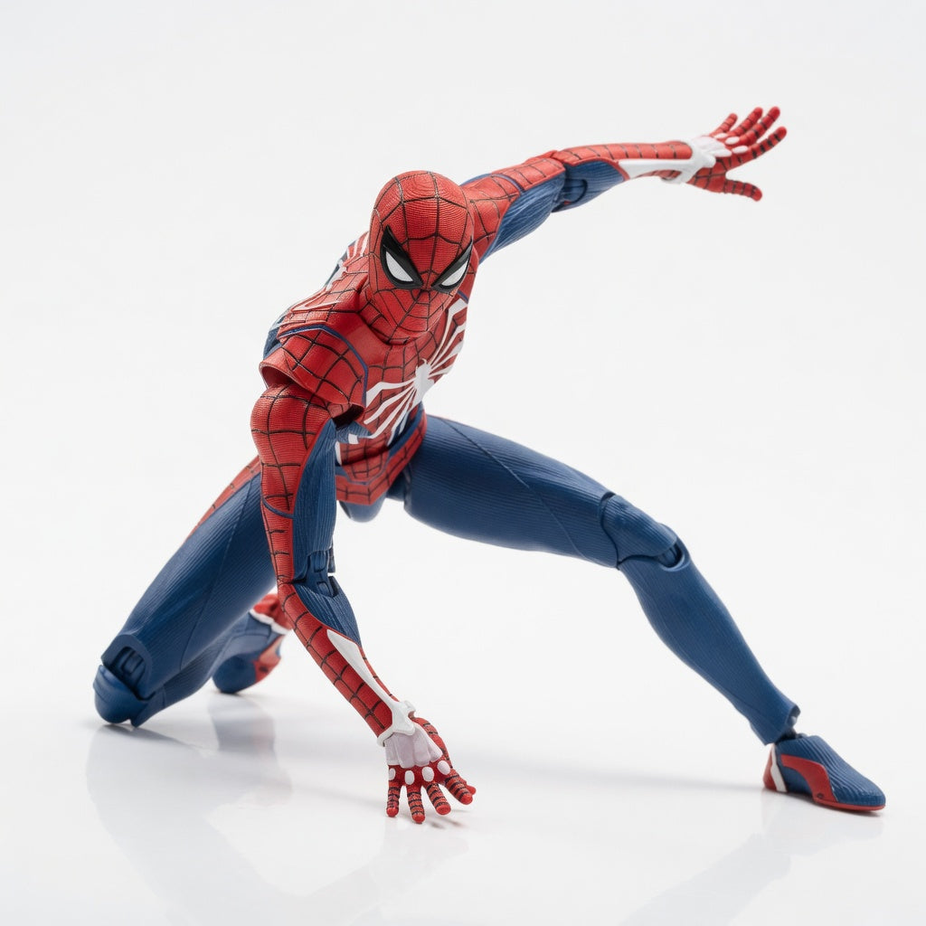 ZD Toys Marvel Spider-Man Advanced Suit 7 Inch 1:10 Scale Articulated Action Figure (PS4 Game)