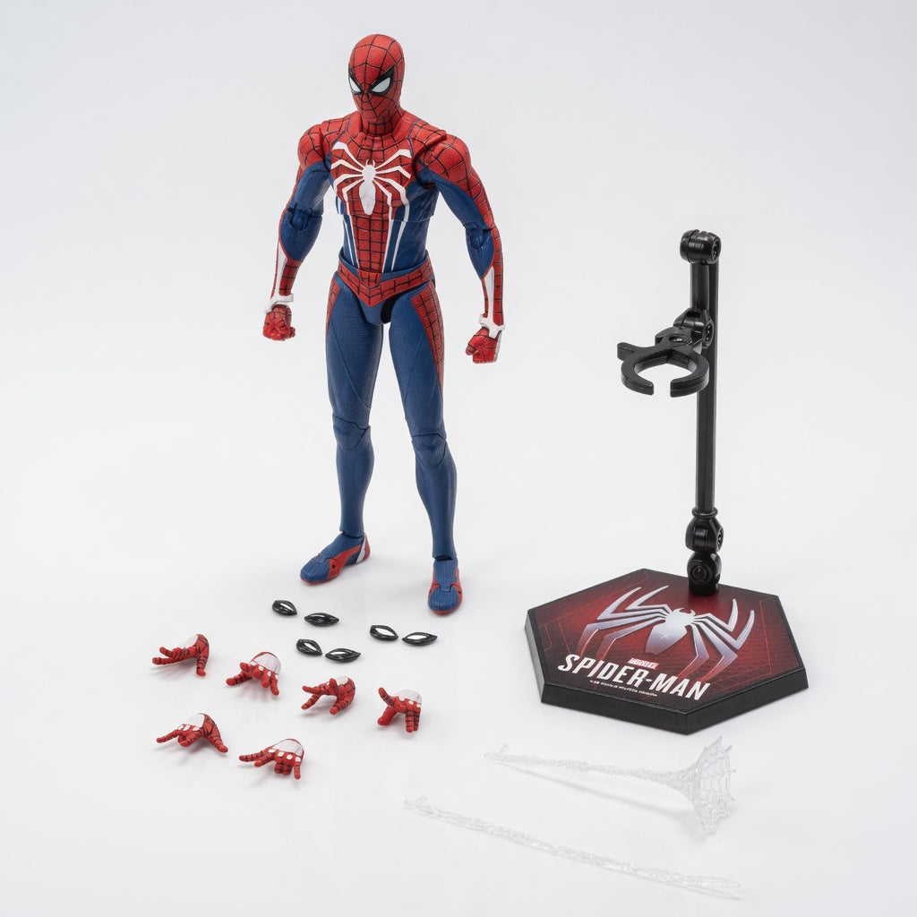 ZD Toys Marvel Spider-Man Advanced Suit 7 Inch 1:10 Scale Articulated Action Figure (PS4 Game)