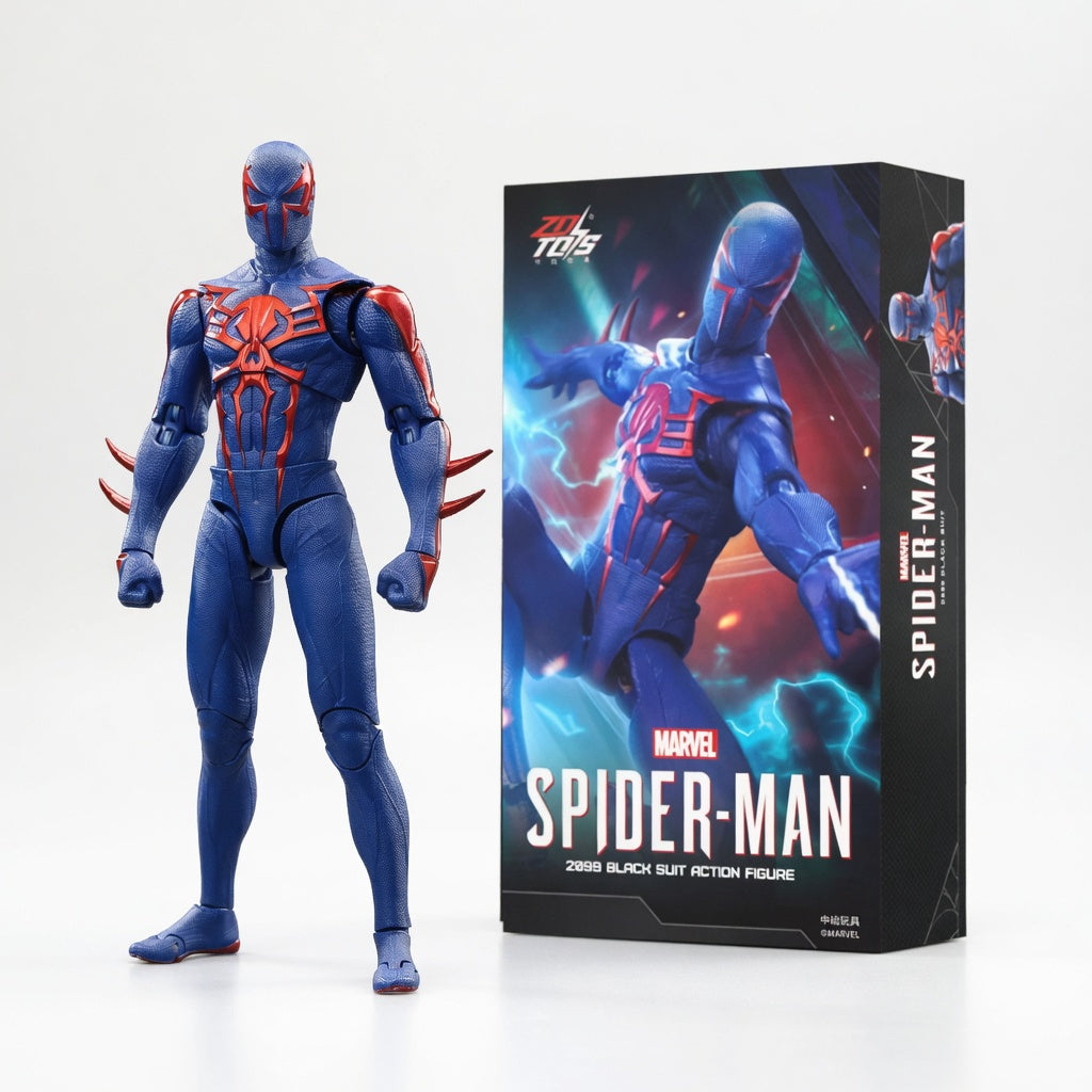ZD Toys Marvel Spider-Man 2099 7 Inch 1:10 Scale Articulated Action Figure (Game Version)