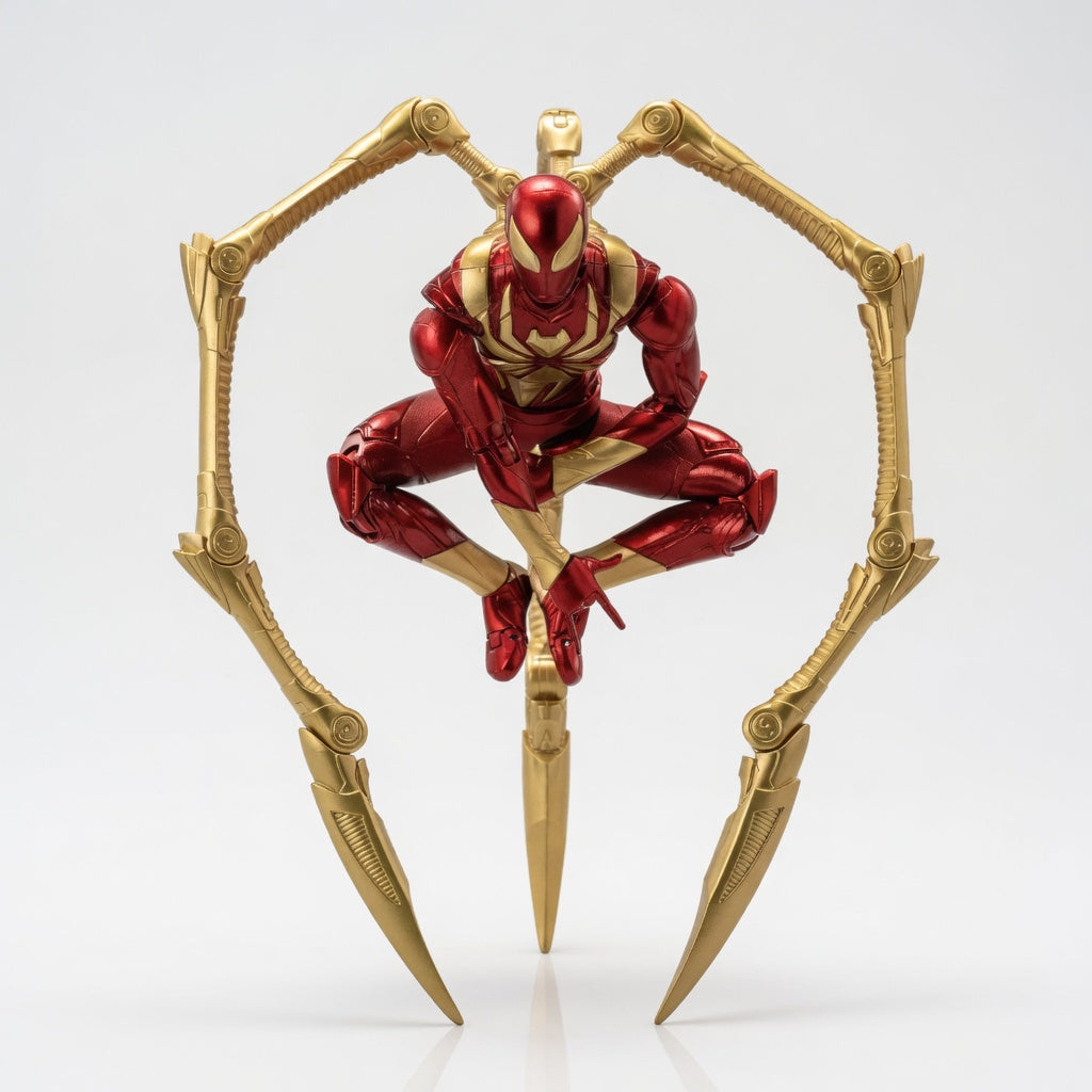 ZD Toys Marvel Official Iron Spider-Man with Multiple Accessories Articulated Action Figure