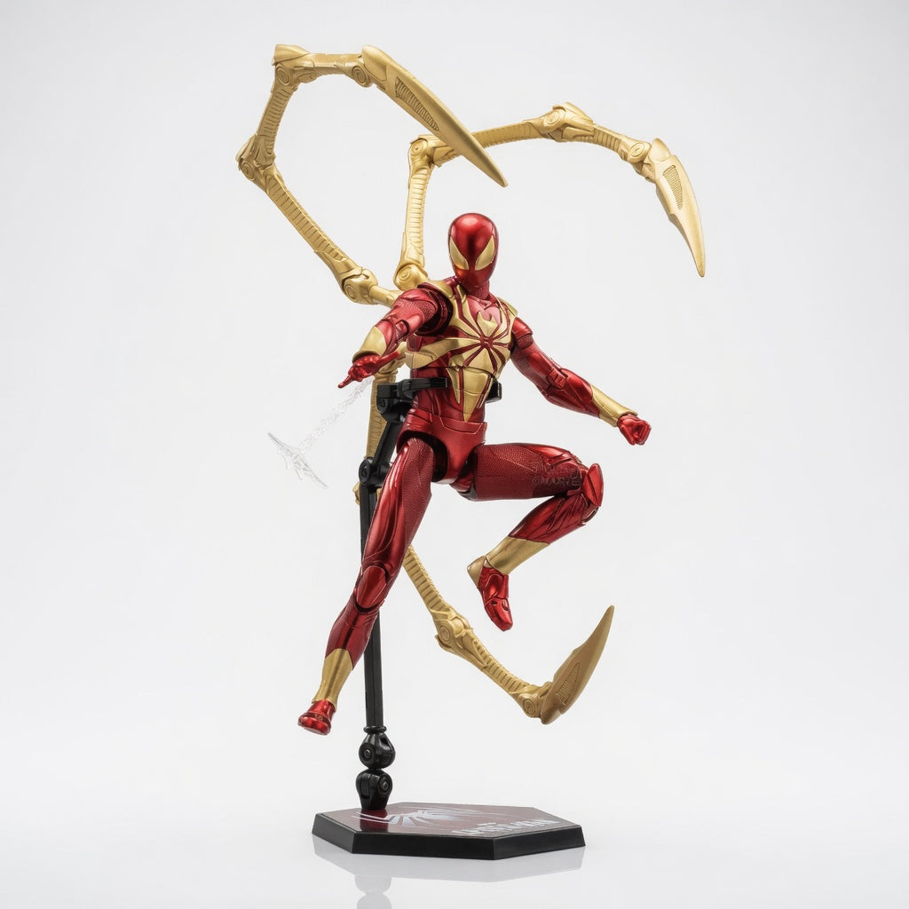 ZD Toys Marvel Official Iron Spider-Man with Multiple Accessories Articulated Action Figure