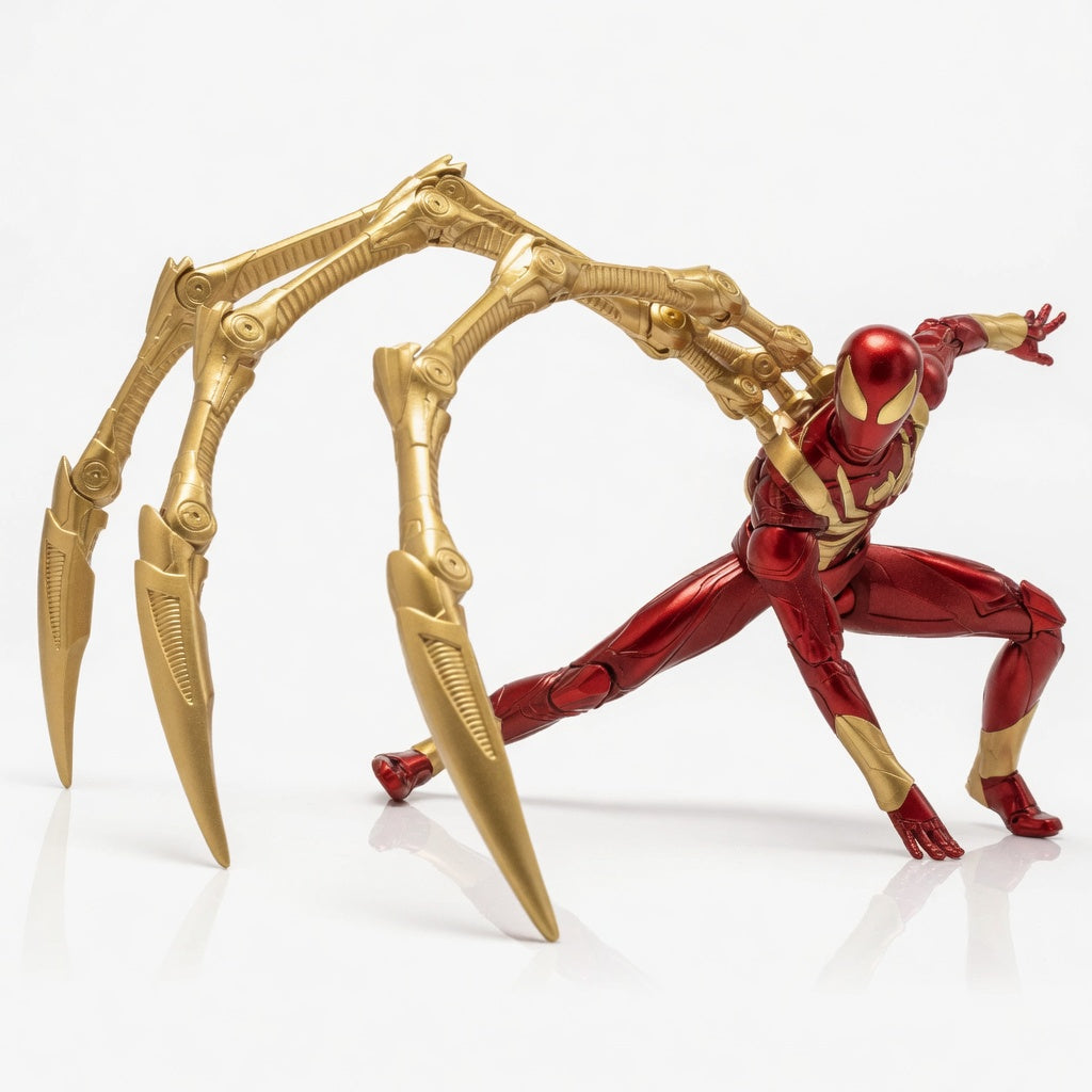 ZD Toys Marvel Official Iron Spider-Man with Multiple Accessories Articulated Action Figure