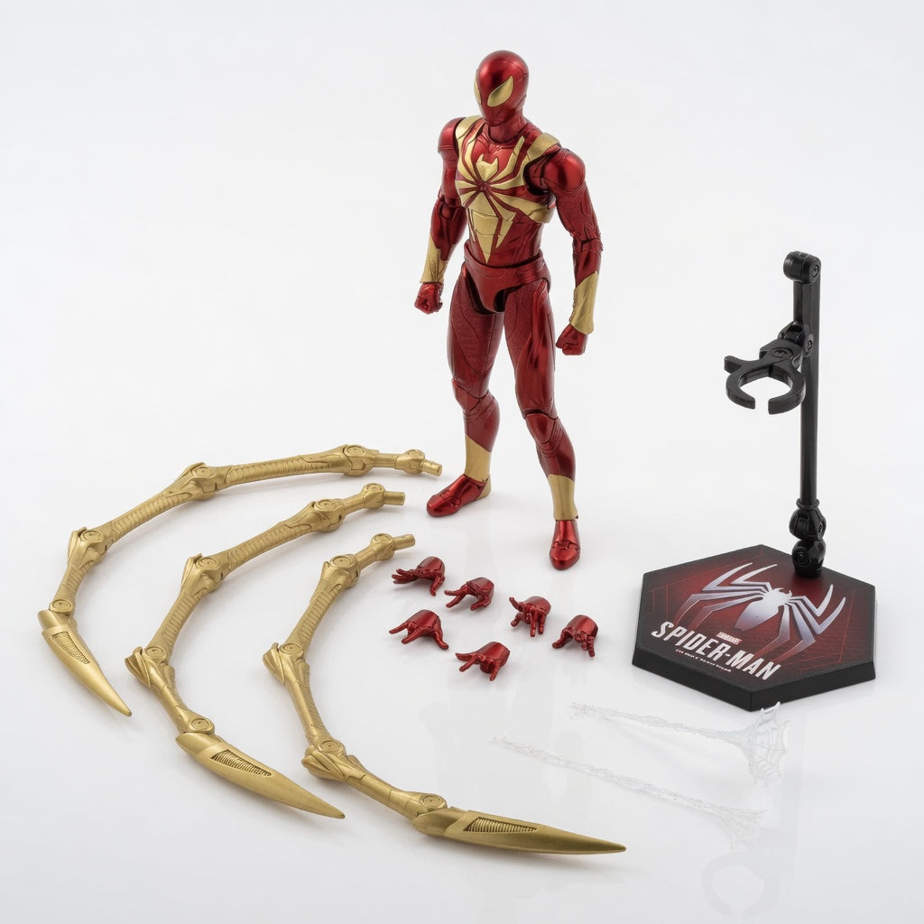 ZD Toys Marvel Official Iron Spider-Man with Multiple Accessories Articulated Action Figure