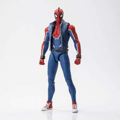 ZD Toys Marvel Official Spider-Man Punk Suit with Multiple Accessories Articulated Action Figure | CRAZXY