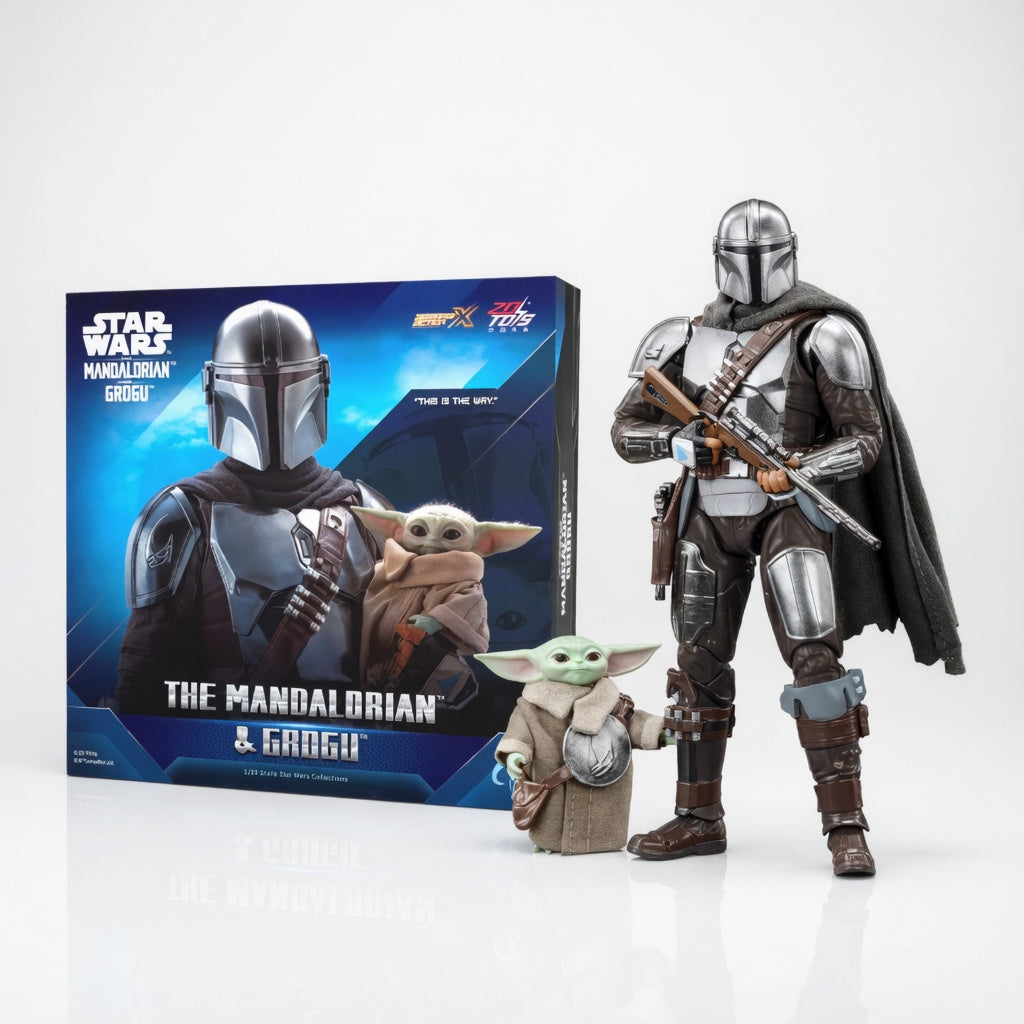 ZD Toys Star Wars: The Mandalorian and Grogu Collectible Action Figure Set