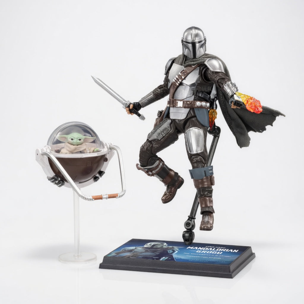 ZD Toys Star Wars: The Mandalorian and Grogu Collectible Action Figure Set