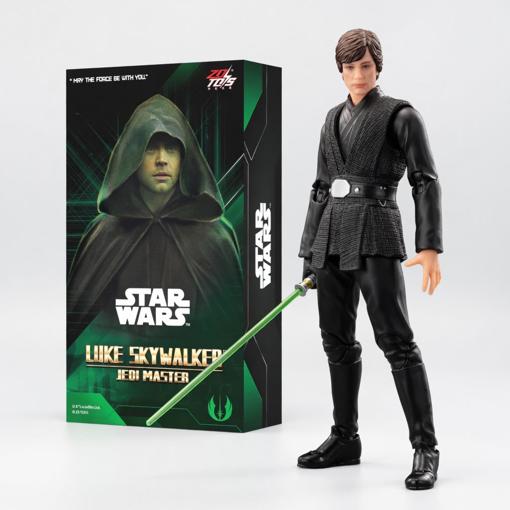 ZD Toys Star Wars: Luke Skywalker Toy Figure with Lightsaber – Star Wars Collectibles