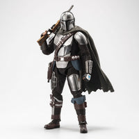 ZD Toys Star Wars: The Mandalorian Collectible Action Figure – Beskar Armor Edition