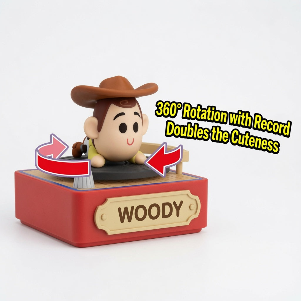 Lioh Toy Disney Toy Story Spinning Record Player Blind Box – Mini Drawer & Aroma Card Desktop Figurine | CRAZXY