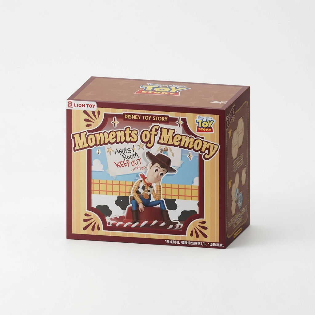Disney Toy Story Moment of Memory Series Blind Box – Hexagonal Connectable Shadow Box Display Figurine | Buzz, Jessie, Ham, Forky & More | CRAZXY
