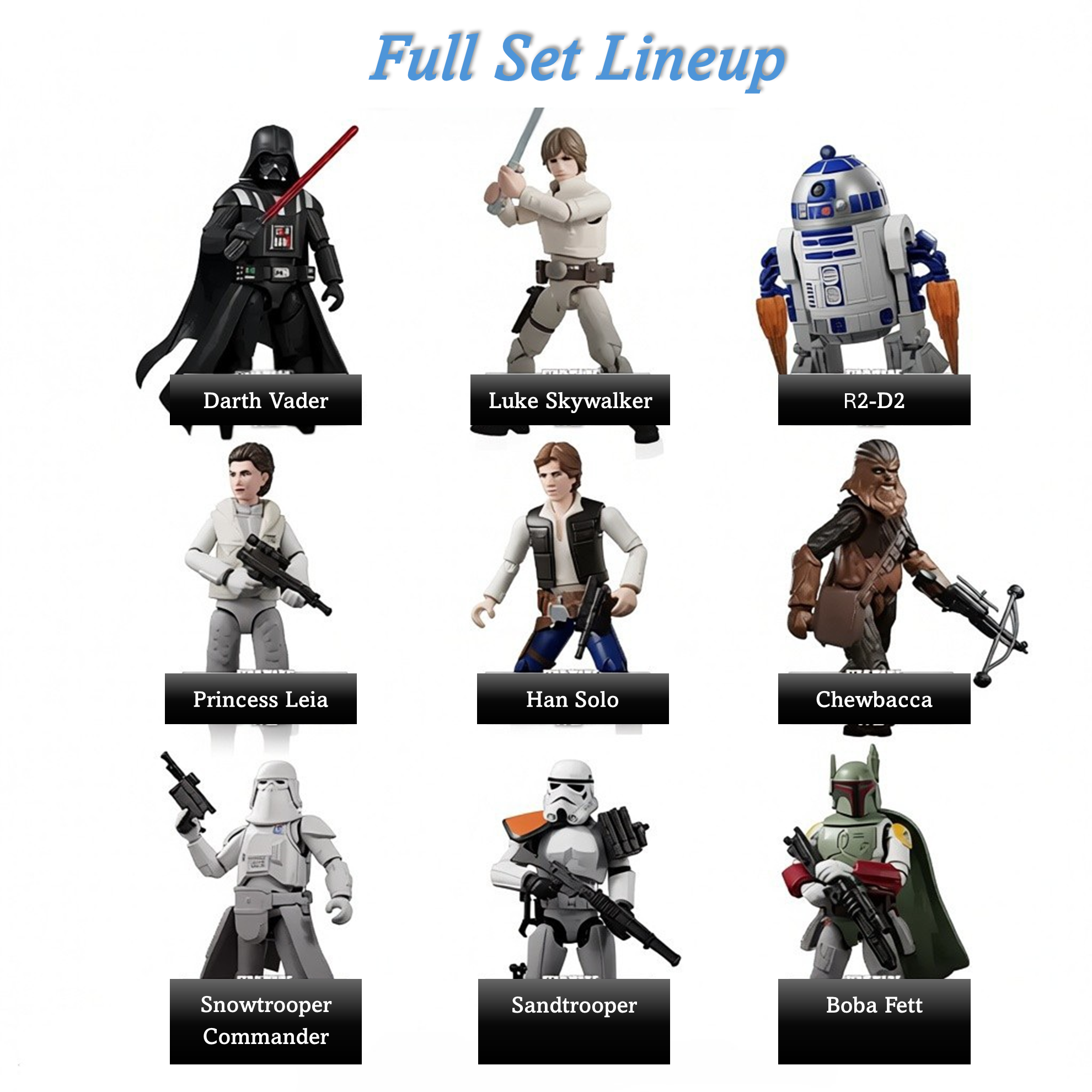 Blokees Star Wars Classic Movie Hero Series — Blind Box Poseable Action Figure