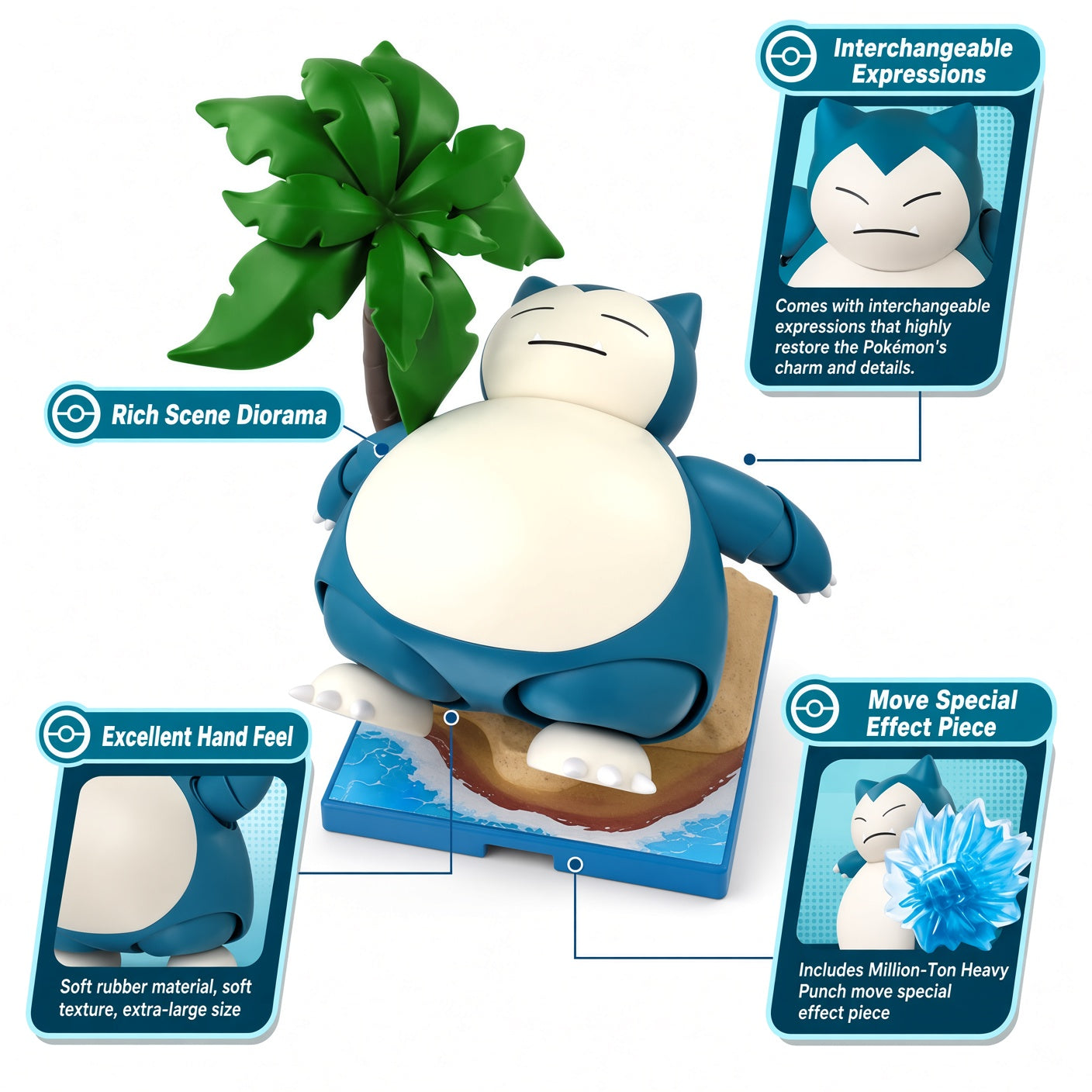 Blokees Pokémon Classic CV-L Series – Snorlax | CRAZXY