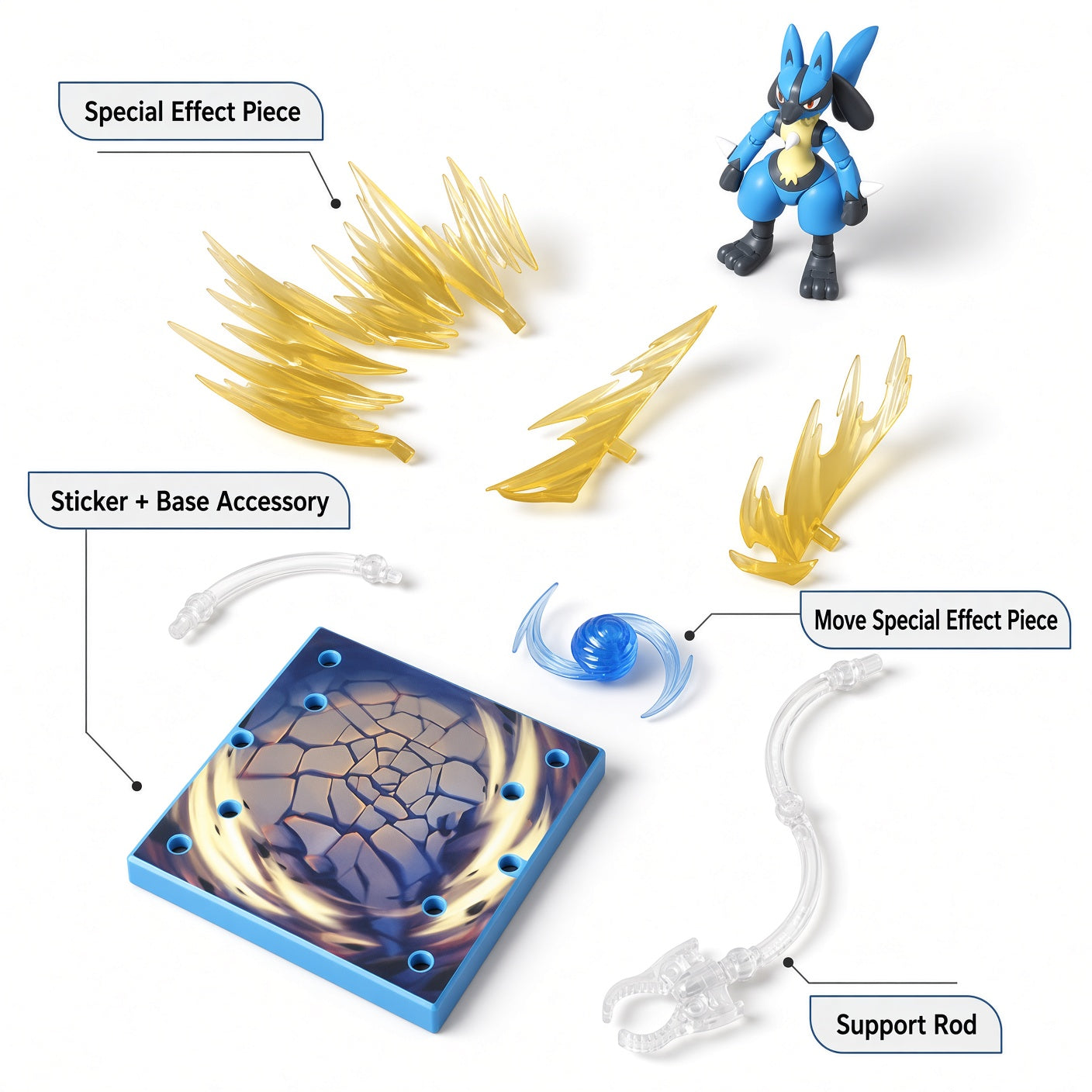 Blokees Pokémon Classic CV-L Series – Lucario | CRAZXY