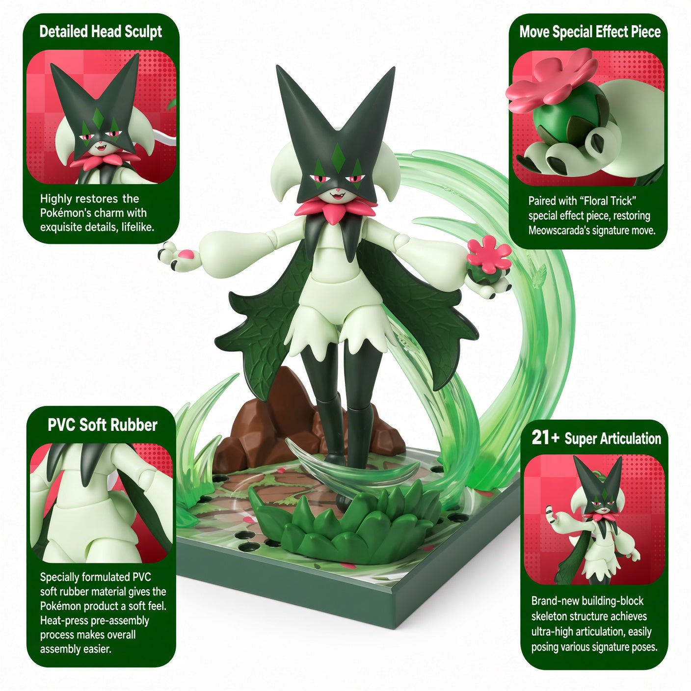 Blokees Pokémon Classic CV-L Series – Meowscarada | CRAZXY