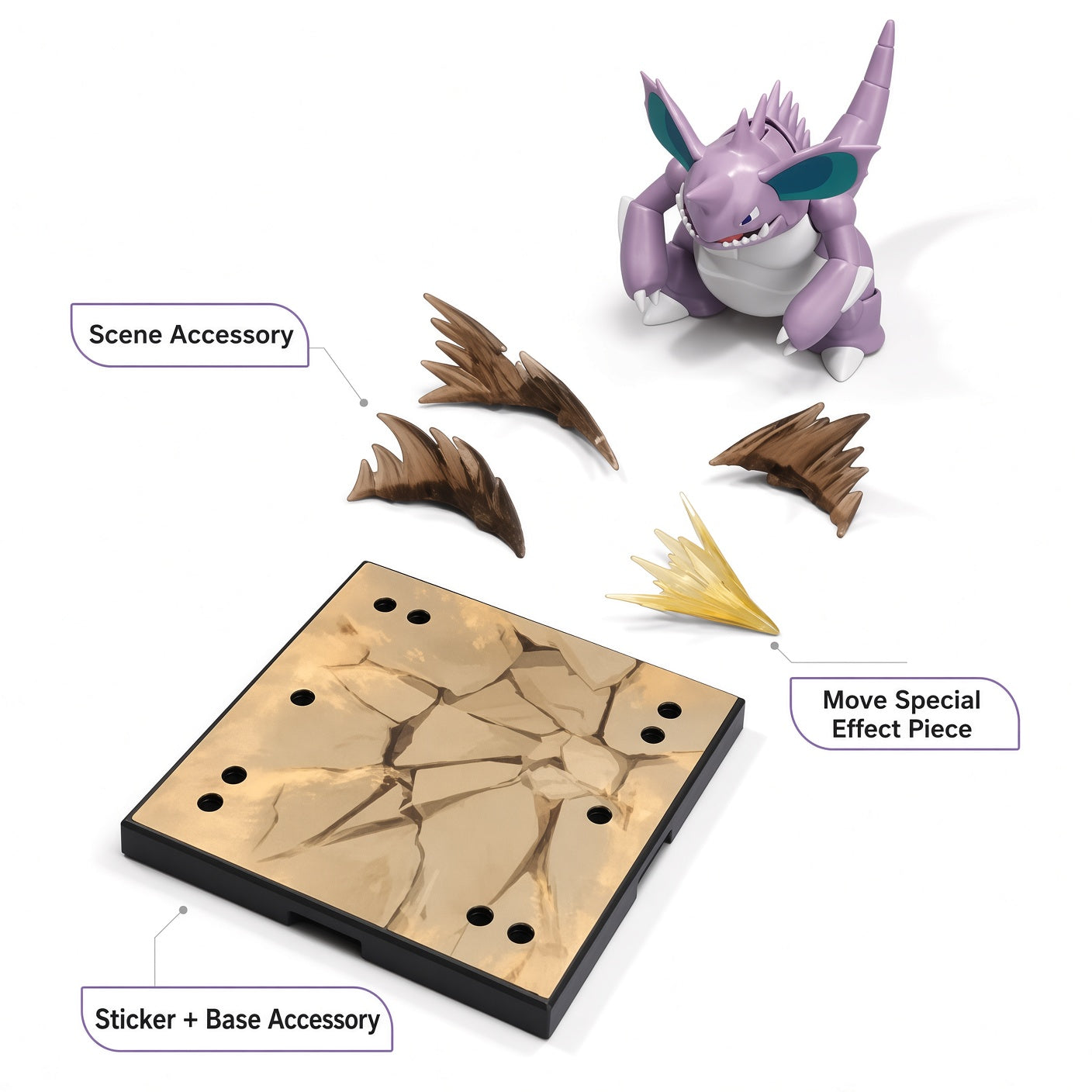 Blokees Pokémon mircale Series – Nidoking | CRAZXY