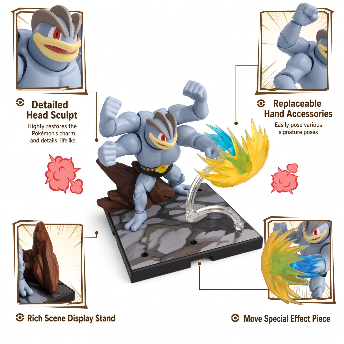 Blokees Pokémon mircale Series – Machamp | CRAZXY