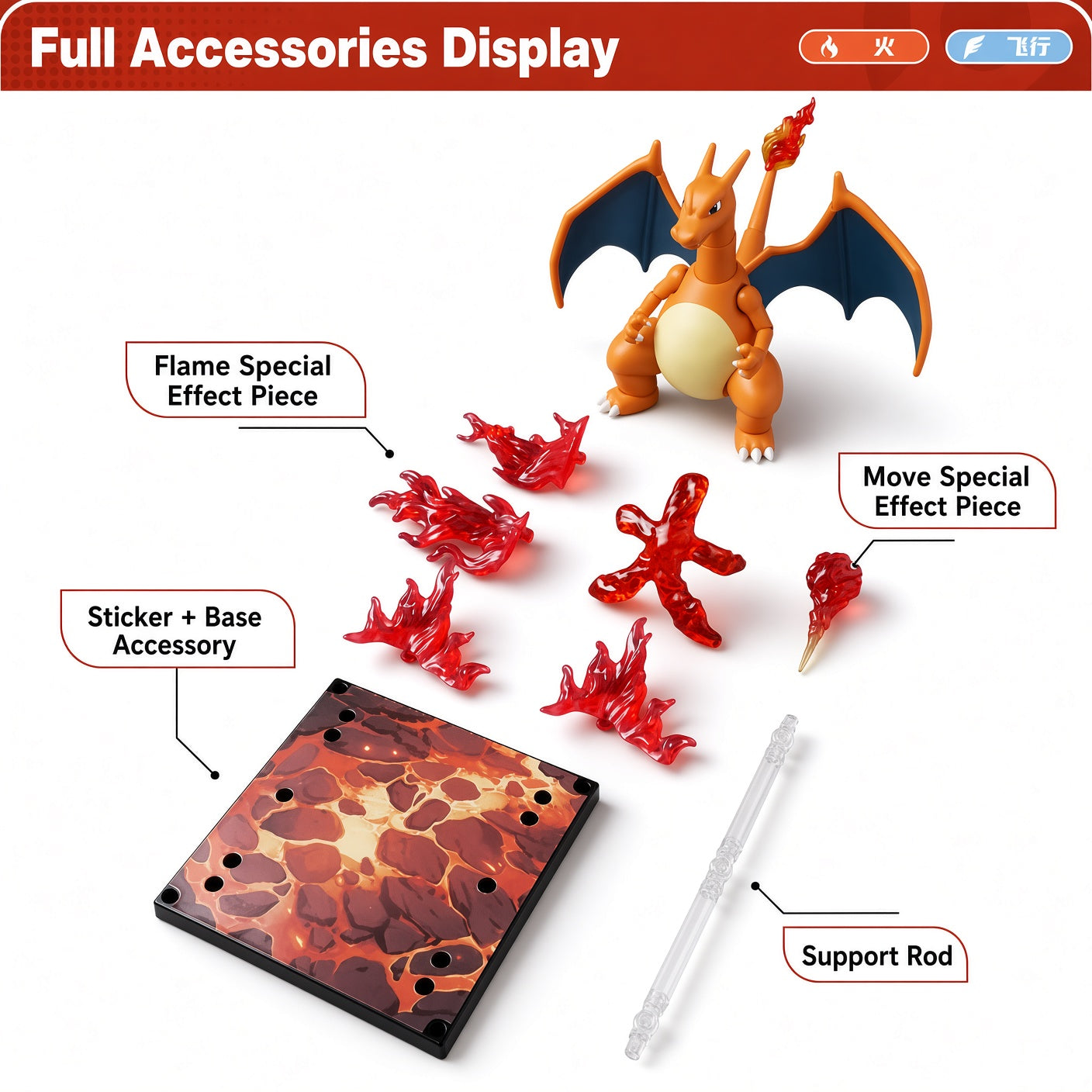 Blokees Pokémon Classic CV-L Series – Charizard | CRAZXY