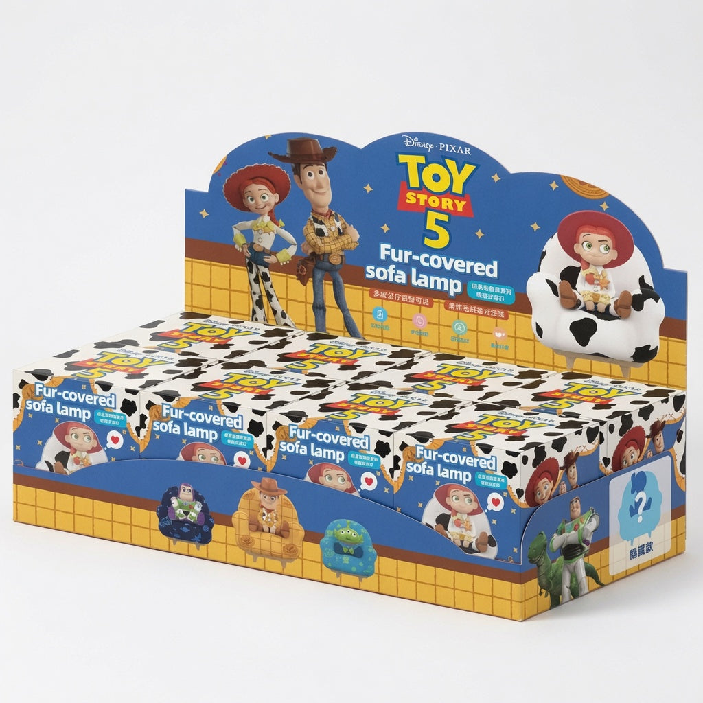 Disney Toy Story 5 Plush Sofa Lamp Blind Box – Desktop Collectible Figurine with Secret Bo Peep Edition | CRAZXY