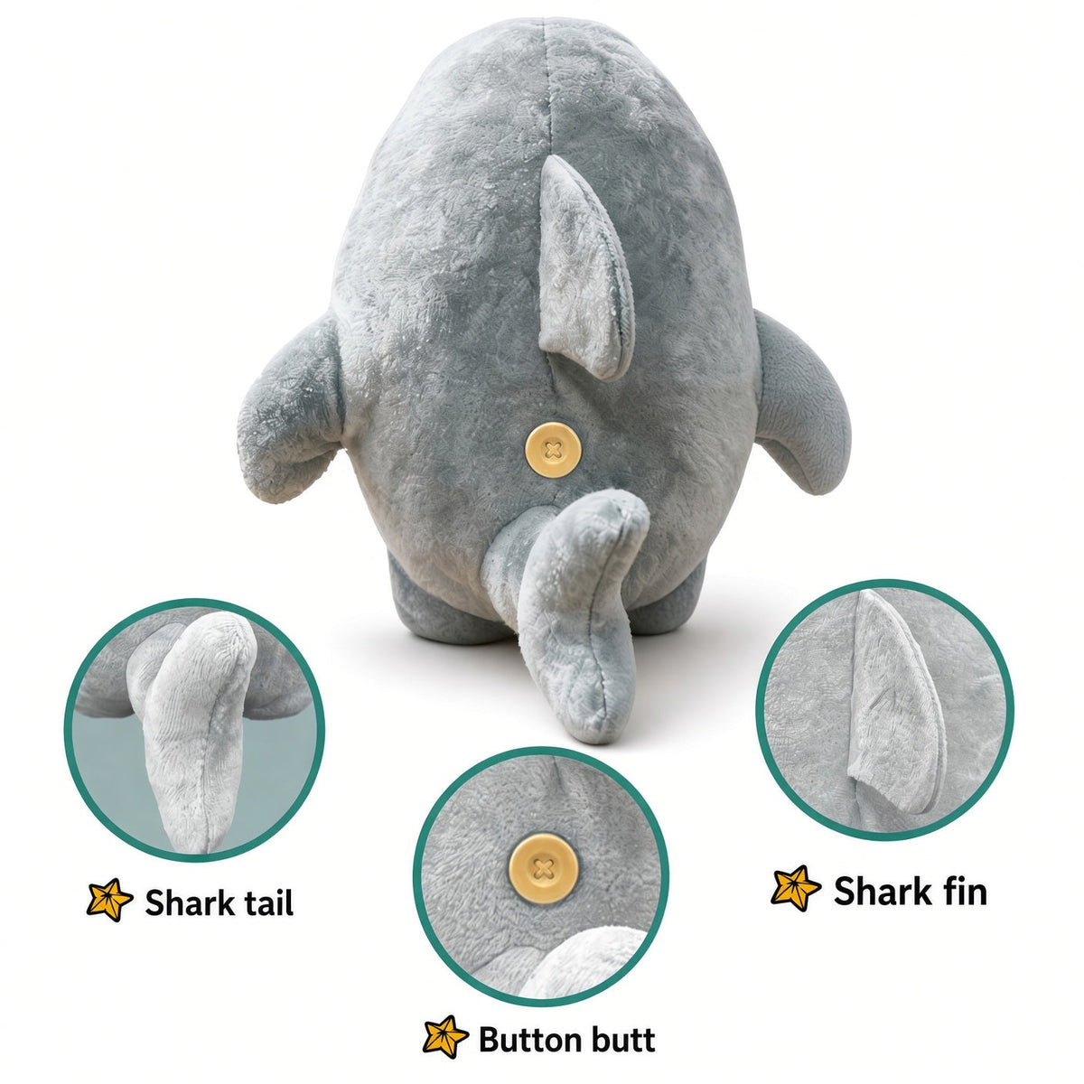 Fuggler Jaws 9-Inch Licensed Plush