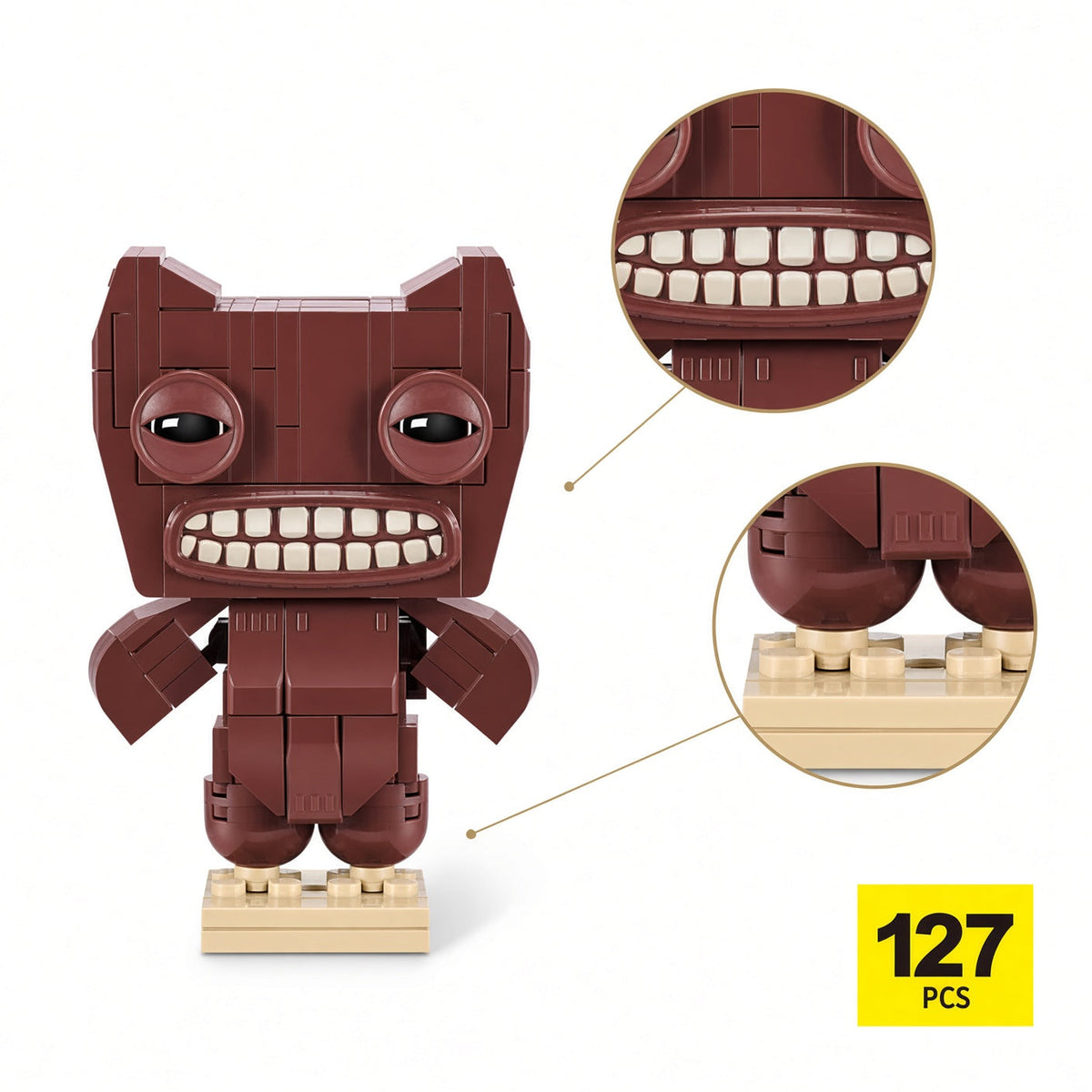Fuggler MAX Build More Premium Fuggler Bricks Series 1 Squidge