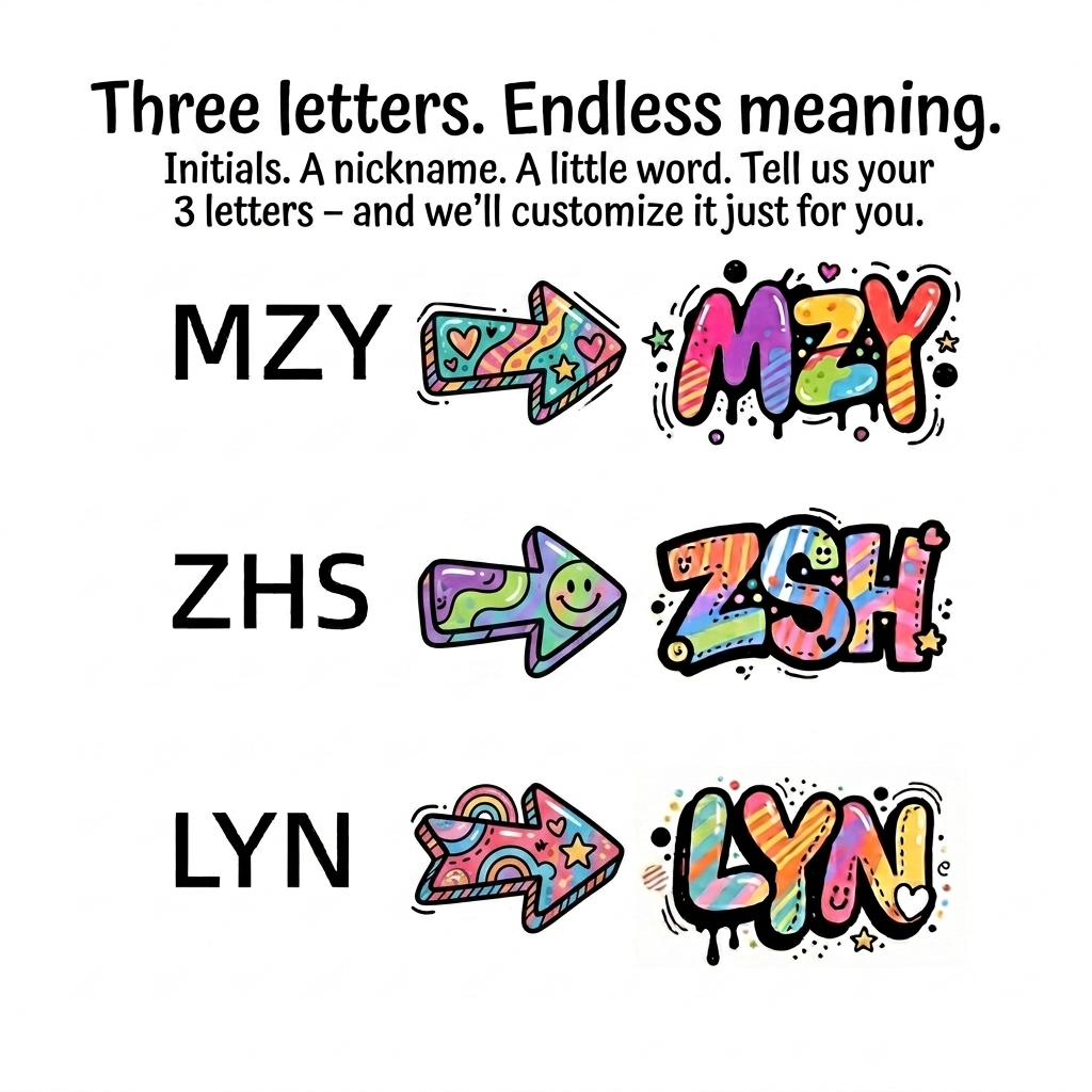 LAAF Customizable Graffiti Style Acrylic Keychain – Cartoon Doodle Art Pendant for Backpack
