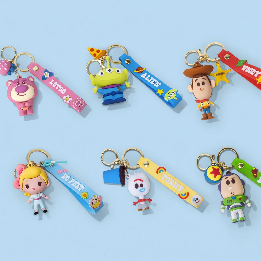 GOLDLOK Disney Toy Story Character Keychain - Cute Cartoon Style Accessory