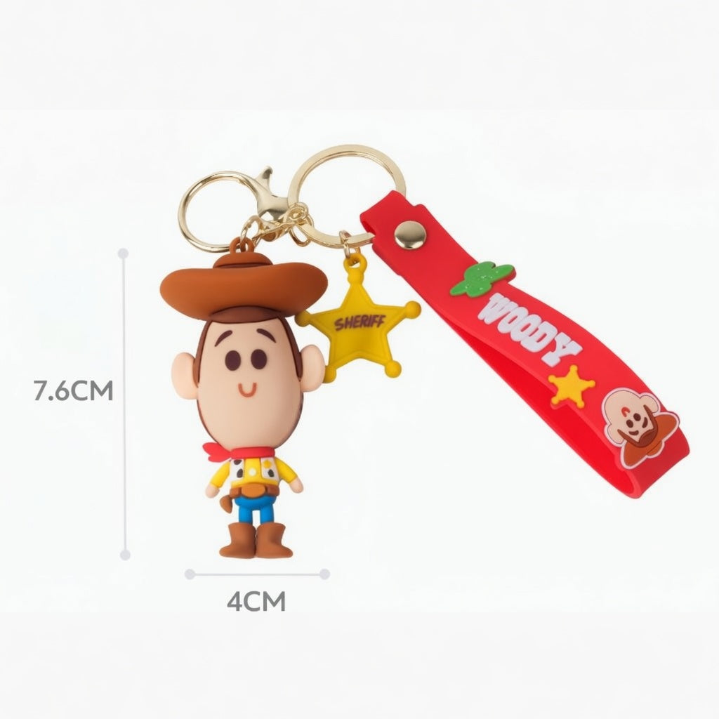 GOLDLOK Disney Toy Story Character Keychain - Cute Cartoon Style Accessory