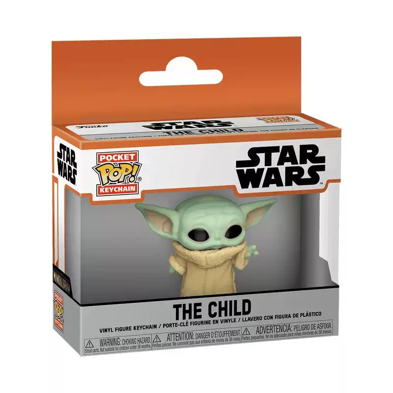 Funko POP! Star Wars The Mandalorian Baby Yoda Grogu Keychain Pendant Collectible Figure