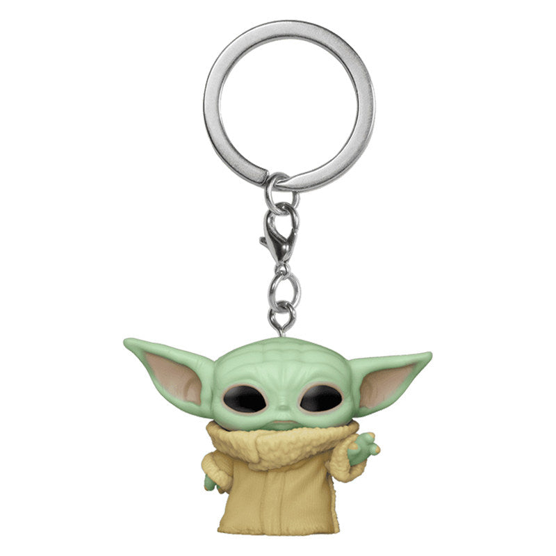 Funko POP! Star Wars The Mandalorian Baby Yoda Grogu Keychain Pendant Collectible Figure