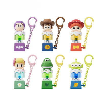 HOLLY BOX Disney Toy Story 5 Fidget Keycap Keychain - Cute Backpack Charm & Toy Collectible | CRAZXY