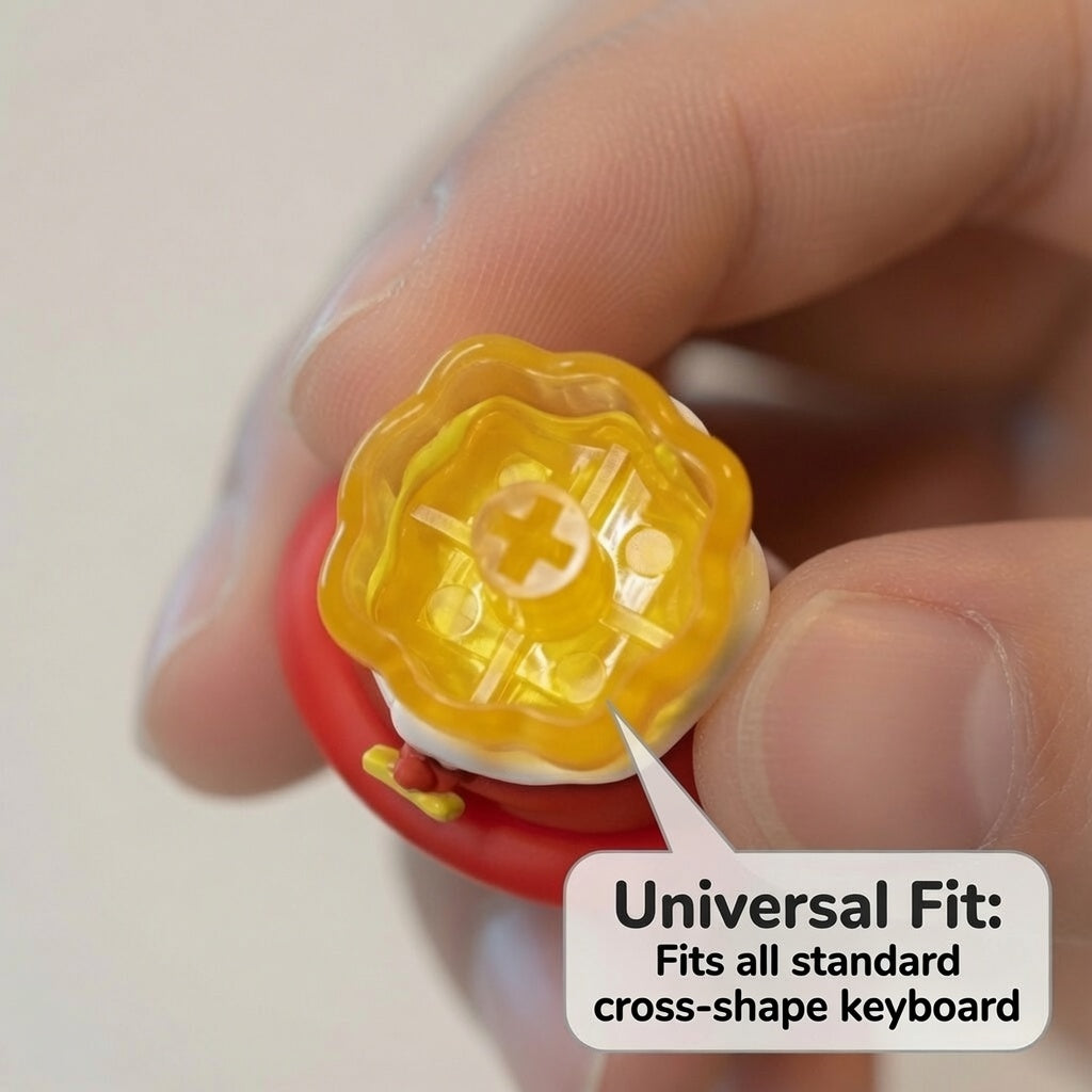 HOLLY BOX Disney Toy Story 5 Fidget Keycap Keychain - Cute Backpack Charm & Toy Collectible | CRAZXY
