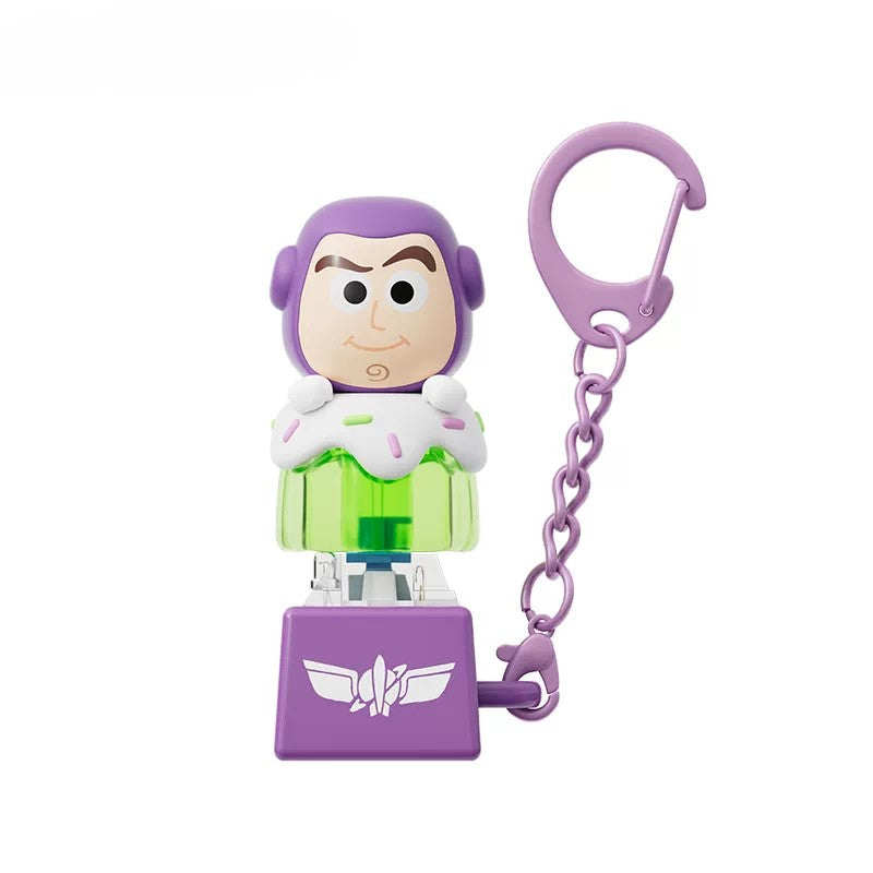 HOLLY BOX Disney Toy Story 5 Fidget Keycap Keychain - Cute Backpack Charm & Toy Collectible | CRAZXY