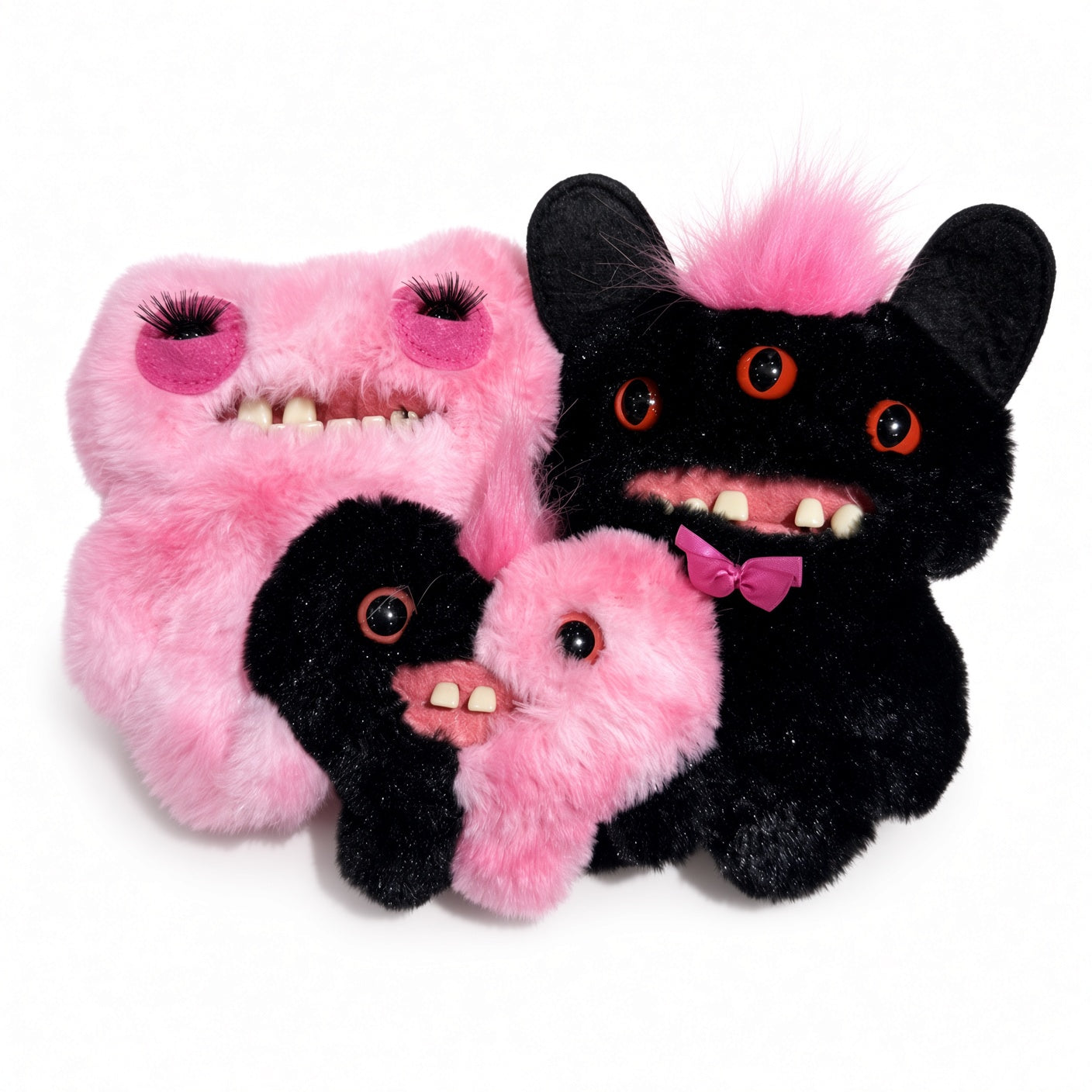 Fuggler Budgie Monster Bouquet Series – Ugly-Cute Quirky Figure Set – Black Pineapple | CRAZXY